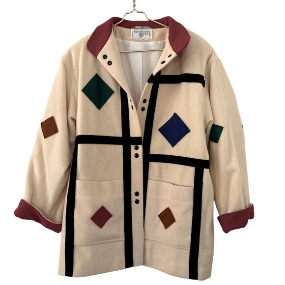 Vintage International Scene Wool Jacket EUC - Picture 1 of 14
